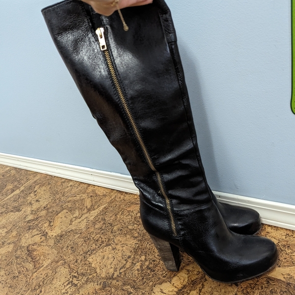 Steven Madden Leather Boots s.6.5 - Picture 1 of 5